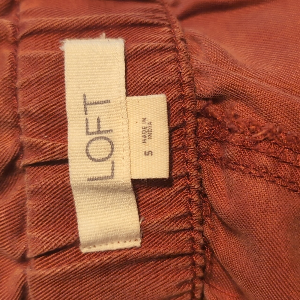 Loft Pull On Paperbag Style Casual Shorts - Picture 8 of 10